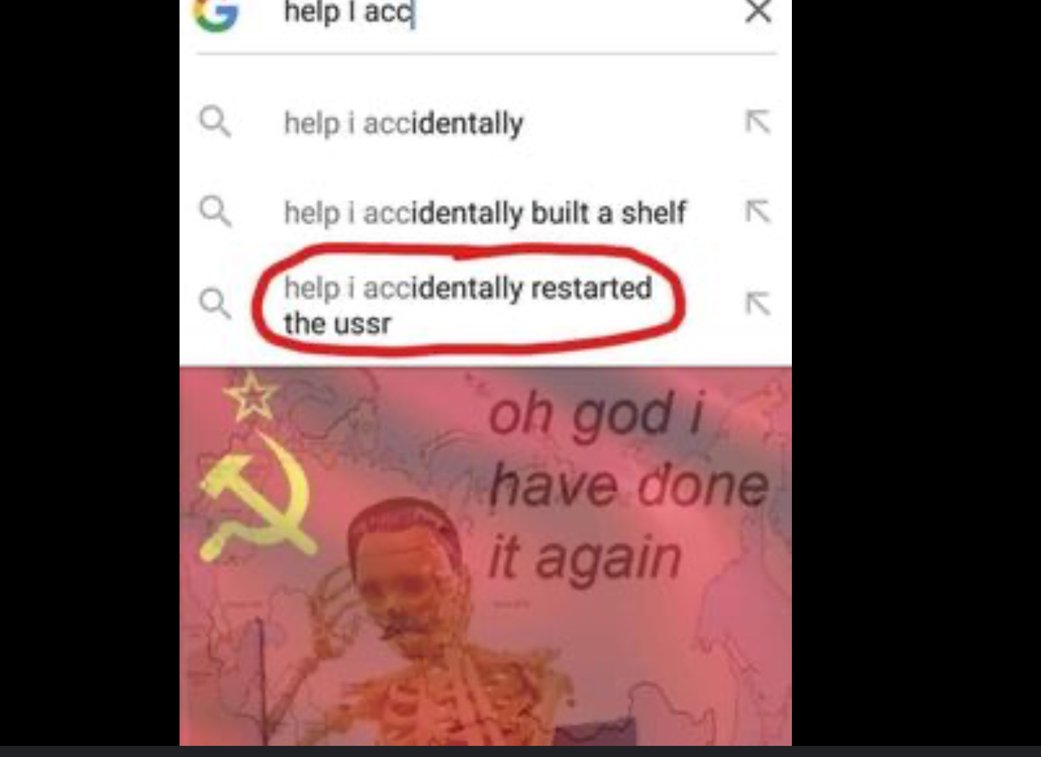 USSR is back Blank Meme Template