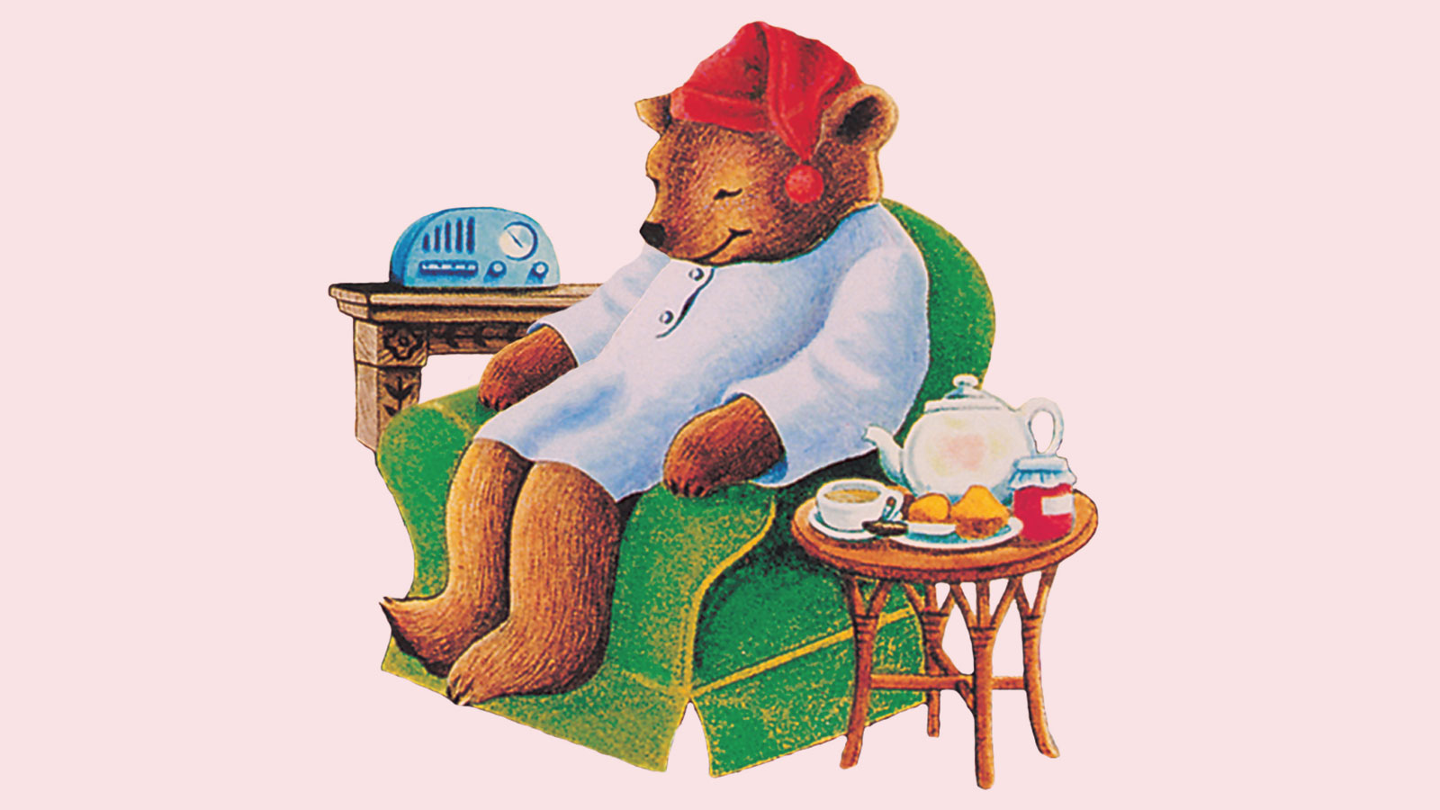 High Quality Sleepy time tea bear Blank Meme Template