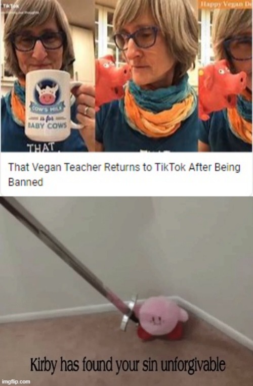 I must let y'all know... | image tagged in kirby has found your sin unforgivable,that vegan teacher | made w/ Imgflip meme maker