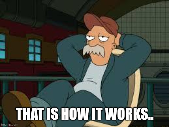 yep futurama | THAT IS HOW IT WORKS.. | image tagged in yep futurama | made w/ Imgflip meme maker