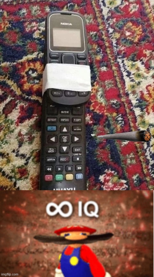 with this invention you will never lose your tv remote ever again | image tagged in infinite iq | made w/ Imgflip meme maker
