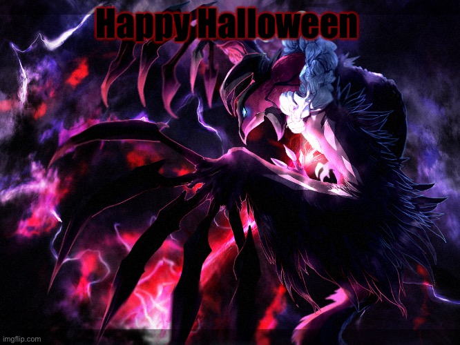 Yveltal | Happy Halloween | image tagged in yveltal | made w/ Imgflip meme maker