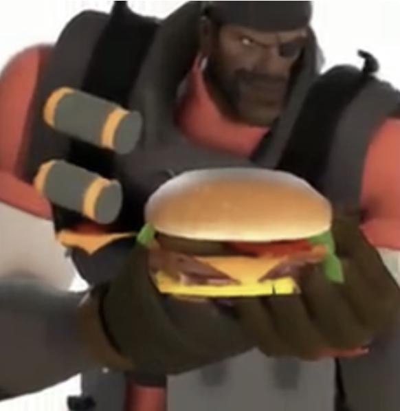 High Quality Demo Burger Blank Meme Template