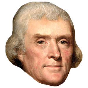 High Quality Thomas Jefferson Head Blank Meme Template