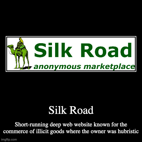 Silk Road | image tagged in demotivationals,deep web | made w/ Imgflip demotivational maker