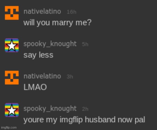 i have an imgflip husband | image tagged in cursed | made w/ Imgflip meme maker