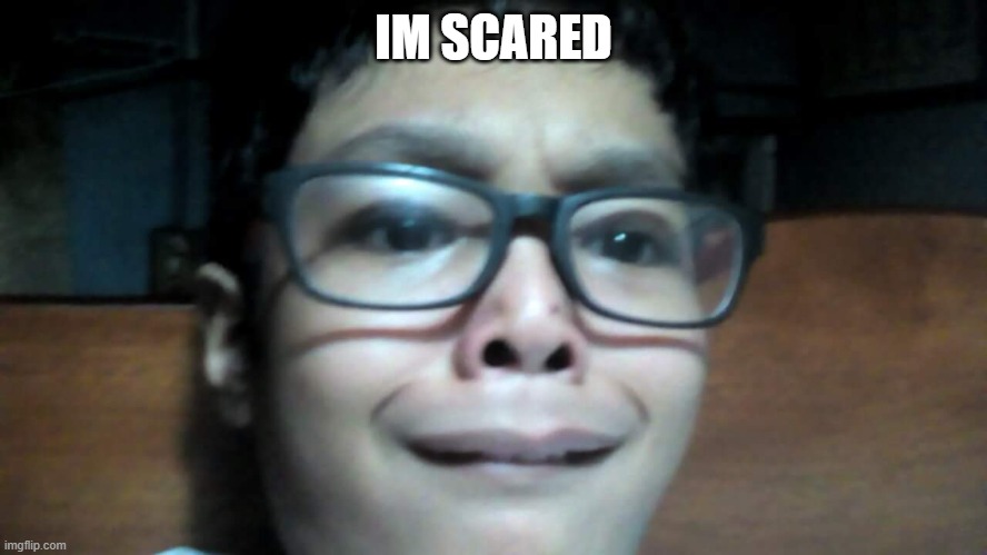 IM SCARED | IM SCARED | image tagged in im scared | made w/ Imgflip meme maker