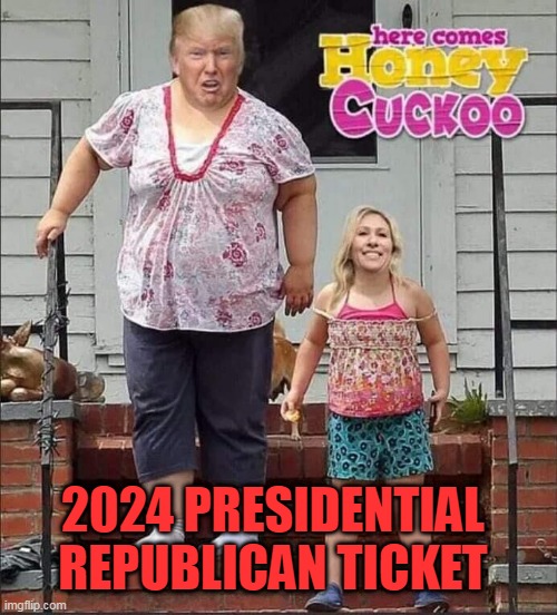 2024 Republican Ticket | 2024 PRESIDENTIAL REPUBLICAN TICKET | image tagged in 2024 republican ticket | made w/ Imgflip meme maker