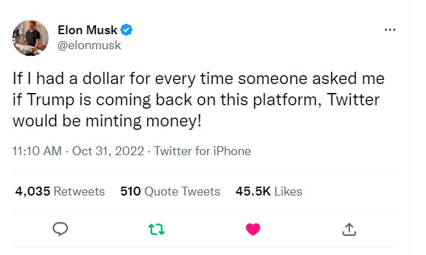 Right now this tweet has ALMOST QUADRUPLE the likes it had when I first screenshotted it an hour ago! | image tagged in elon musk,tweet,viral,going viral,maga,make america great again | made w/ Imgflip meme maker