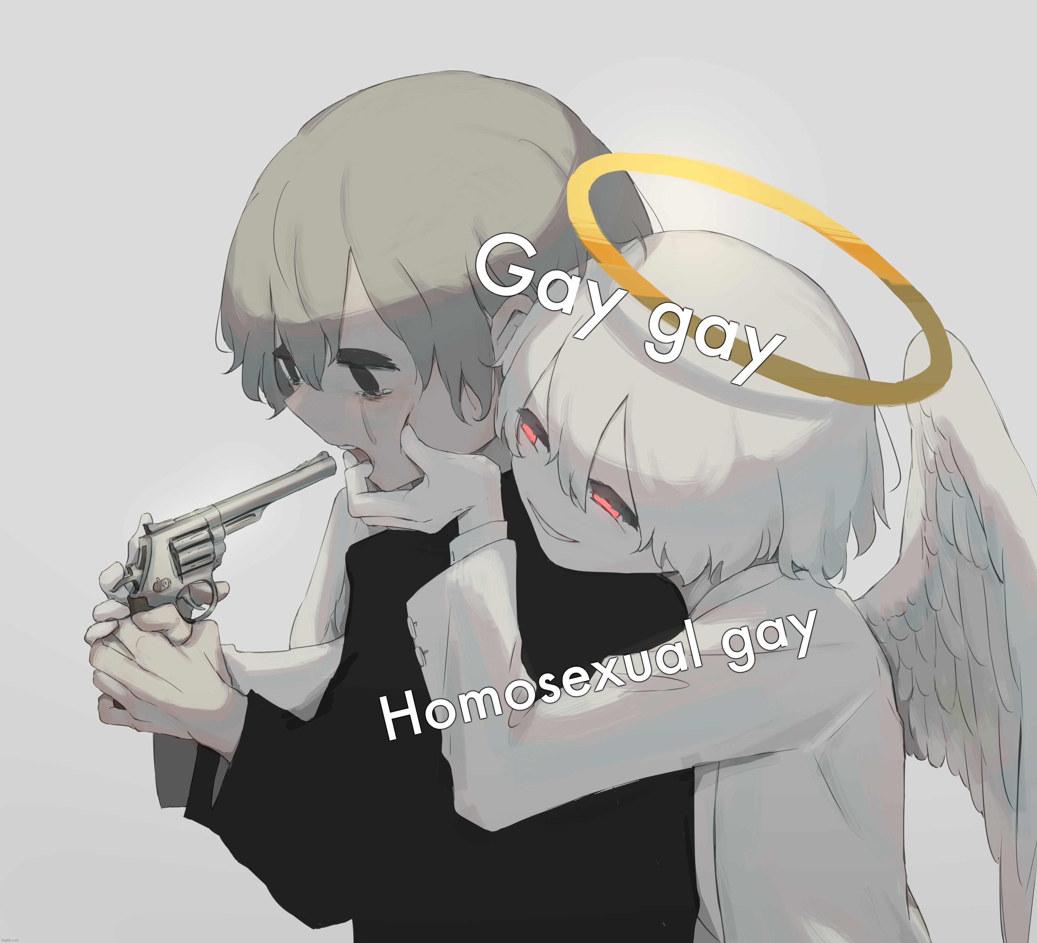 Idk | Gay gay; Homosexual gay | made w/ Imgflip meme maker
