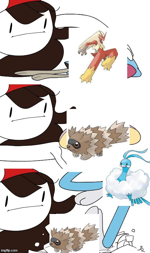 Jaiden Animations pokemon swap | image tagged in jaiden animations pokemon swap | made w/ Imgflip meme maker