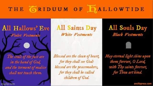 All Hallows Eve. Yet another Misunderstood Catholic Holiday | image tagged in halloween | made w/ Imgflip meme maker