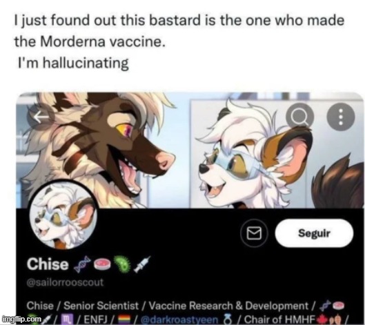 looks like a furry artist to me- OH. | made w/ Imgflip meme maker