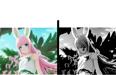 High Quality Uncanny Bunny girl Blank Meme Template
