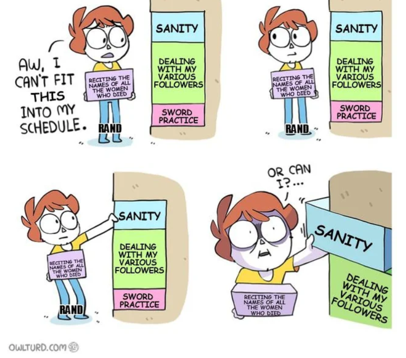 High Quality Rand schedual sanity Blank Meme Template