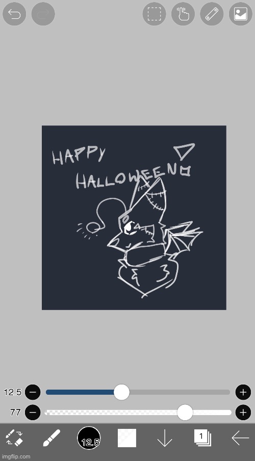 Special lil’ Halloween doodle of Lantern ^^ | image tagged in fursona,halloween | made w/ Imgflip meme maker