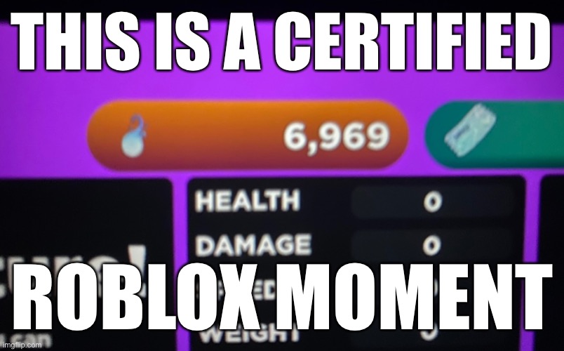 I play some games on roblox sometimes, I got back into this game recently. | THIS IS A CERTIFIED; ROBLOX MOMENT | made w/ Imgflip meme maker