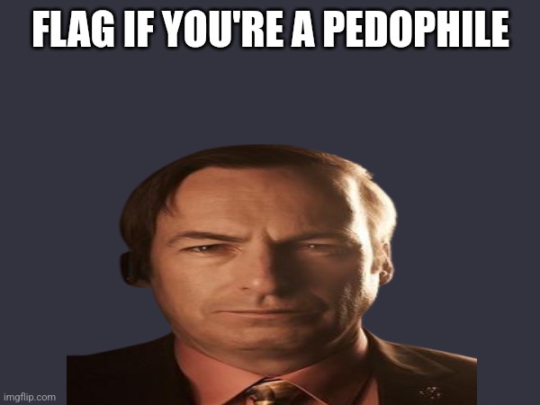 FLAG IF YOU'RE A PEDOPHILE | made w/ Imgflip meme maker