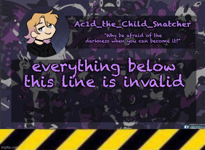 everything below this line is invalid | image tagged in troll line 3 | made w/ Imgflip meme maker