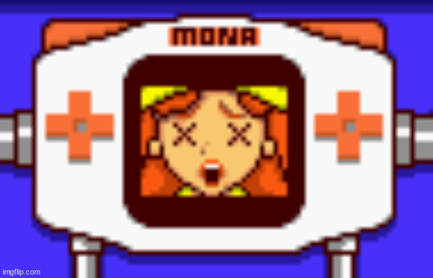 Dead Mona! | image tagged in dead mona | made w/ Imgflip meme maker