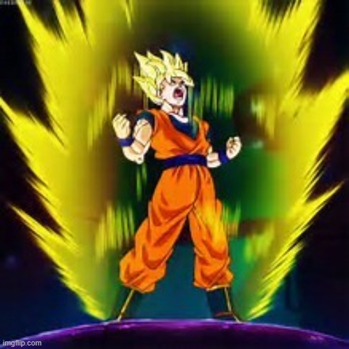 Super Saiyan | image tagged in super saiyan | made w/ Imgflip meme maker