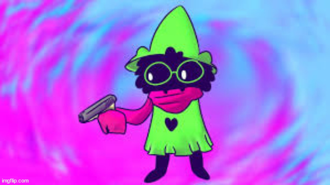 Ralsei With A GUN | image tagged in ralsei with a gun | made w/ Imgflip meme maker