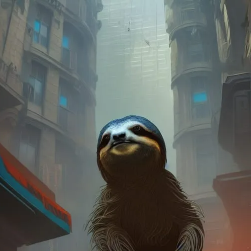 sloth opening a bank Blank Meme Template