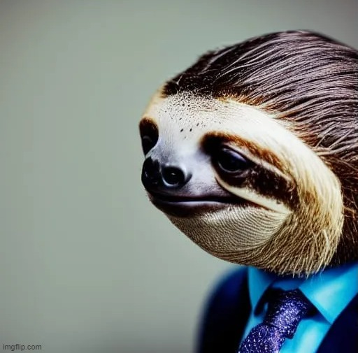 Banker sloth | image tagged in banker sloth | made w/ Imgflip meme maker