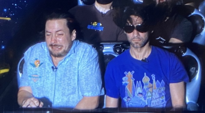 Game Grumps on Rollercoaster (mirrored) Blank Meme Template