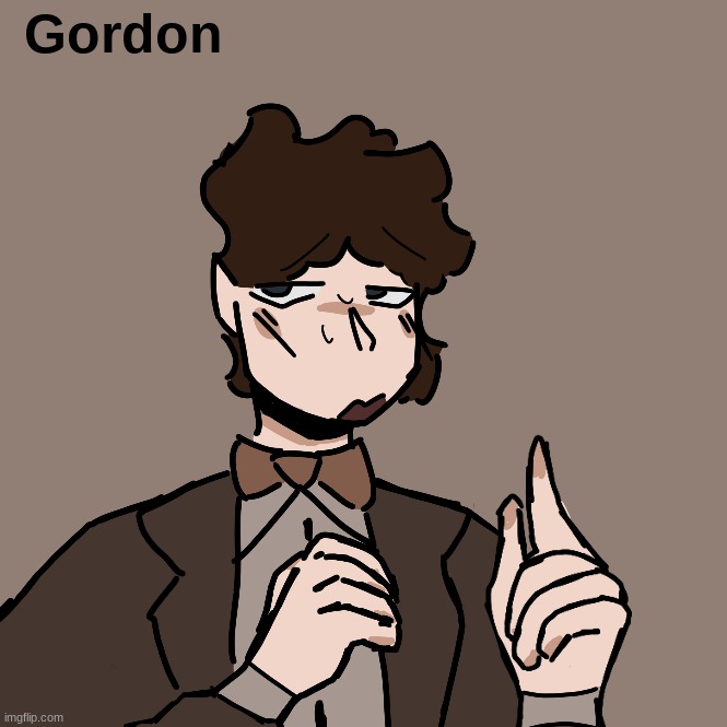 Gordon aka Carroll Hansen's emotional support b̶o̶y̶f̶r̶i̶e̶n̶d̶  best friend | made w/ Imgflip meme maker