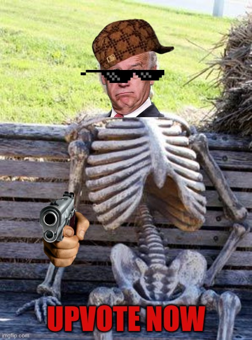Waiting Skeleton | UPVOTE NOW | image tagged in memes,waiting skeleton | made w/ Imgflip meme maker