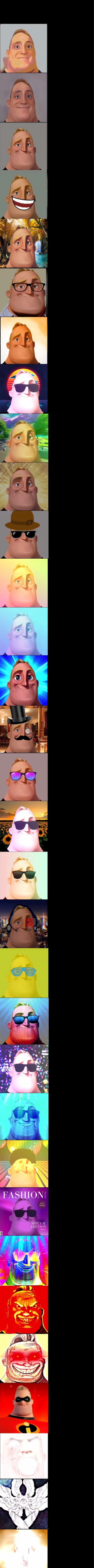 High Quality mr incredibel becoming canny all stars remastered Blank Meme Template