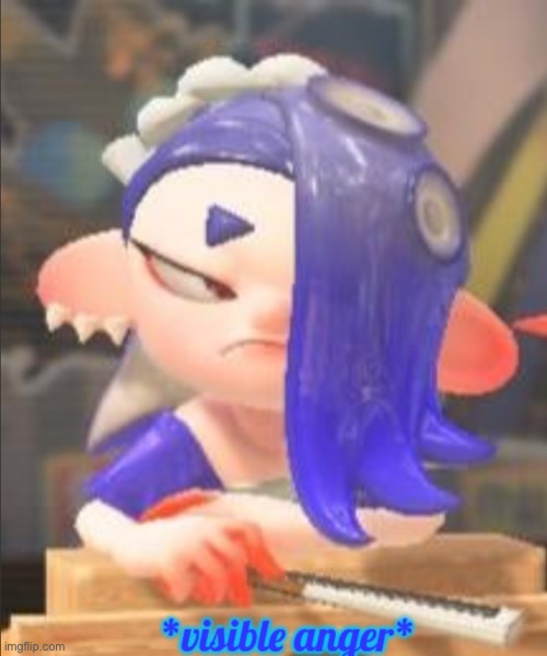 Shiver is mad because inkmates didnt post this template (also Frye has big forehead) | image tagged in shiver visible anger | made w/ Imgflip meme maker