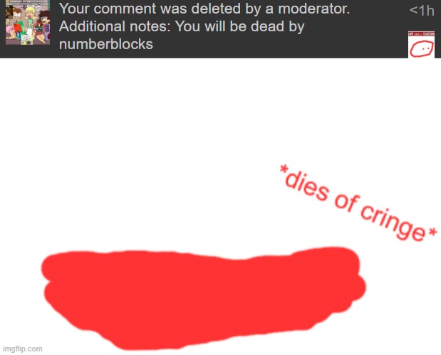 image tagged in dies of chrreswf | made w/ Imgflip meme maker