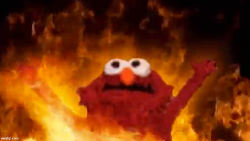 evil elmo | image tagged in evil elmo | made w/ Imgflip meme maker