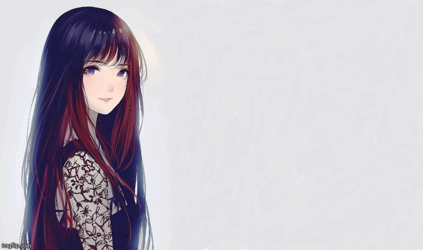 Brunette Anime Girl Template | image tagged in brunette anime girl template | made w/ Imgflip meme maker