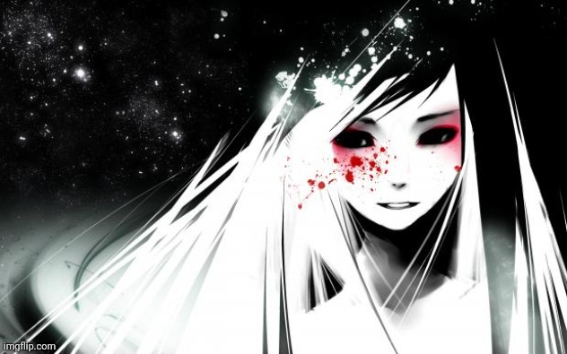 Anime Blood Girl | image tagged in anime blood girl | made w/ Imgflip meme maker