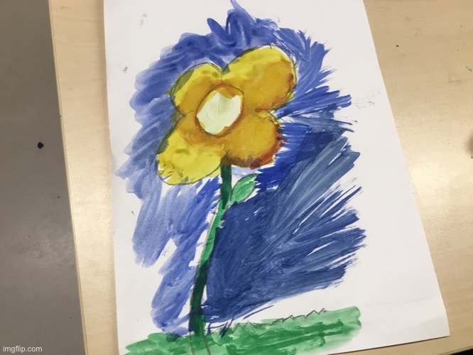 first time watercolor! | image tagged in painting | made w/ Imgflip meme maker