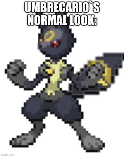 ... | UMBRECARIO`S NORMAL LOOK: | image tagged in umbrecario | made w/ Imgflip meme maker