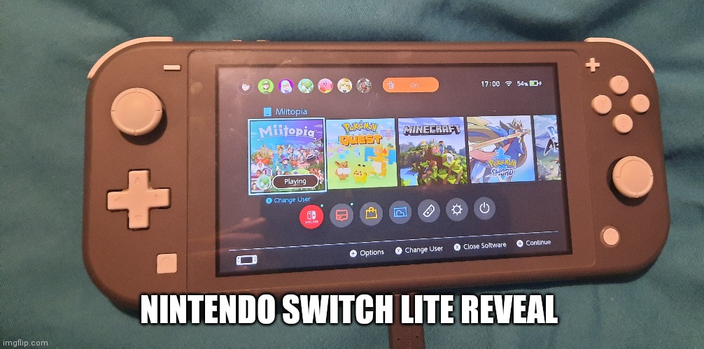Yes I do have the worser version :/ | NINTENDO SWITCH LITE REVEAL | made w/ Imgflip meme maker