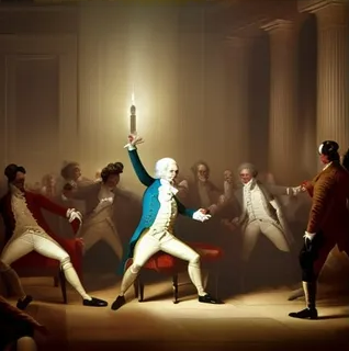 Alexander Hamilton crushes Andrew Jackson in a rap battle Blank Meme Template