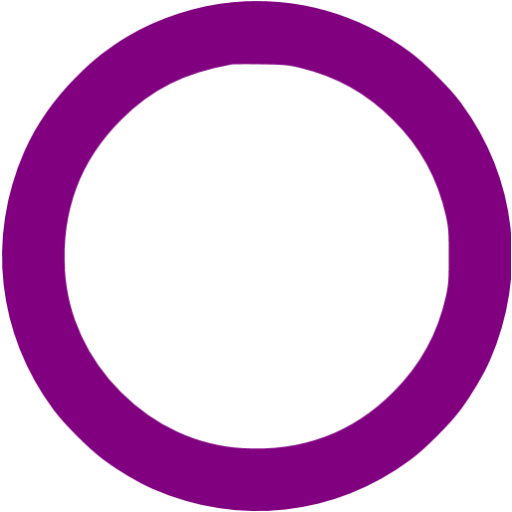 High Quality Purple Circle Blank Meme Template