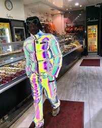 Rainbow Suit Blank Meme Template