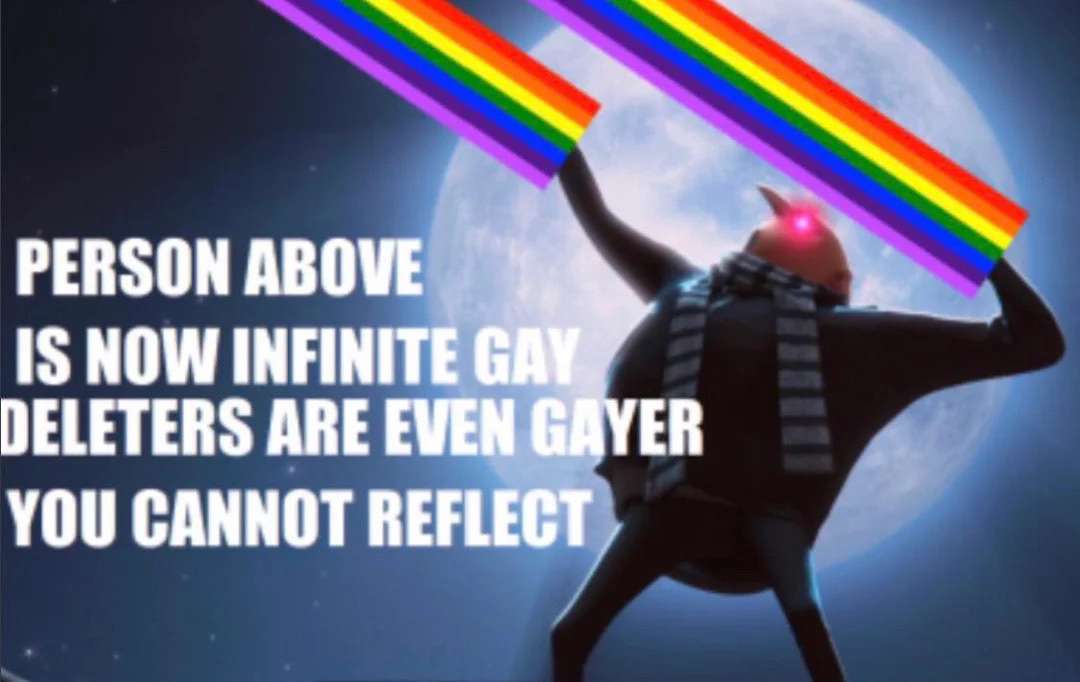 Infinite gay Blank Meme Template