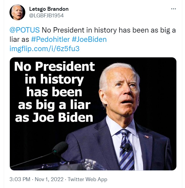 Letsgo Brandon trolls Pedohitler | image tagged in let's go brandon,trolling the troll,pedohitler,trolling joe biden,creepy joe biden,pedo joe | made w/ Imgflip meme maker