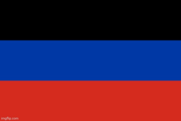 Donetsk flag | image tagged in donetsk flag | made w/ Imgflip meme maker