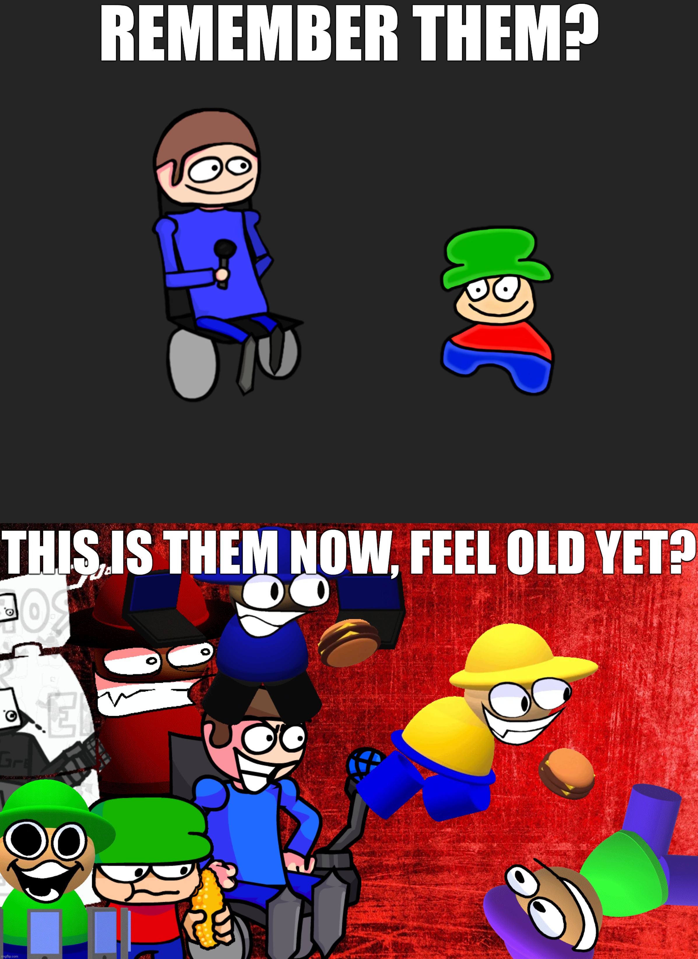 Evolution!!! | REMEMBER THEM? THIS IS THEM NOW, FEEL OLD YET? | image tagged in red background,evolution | made w/ Imgflip meme maker