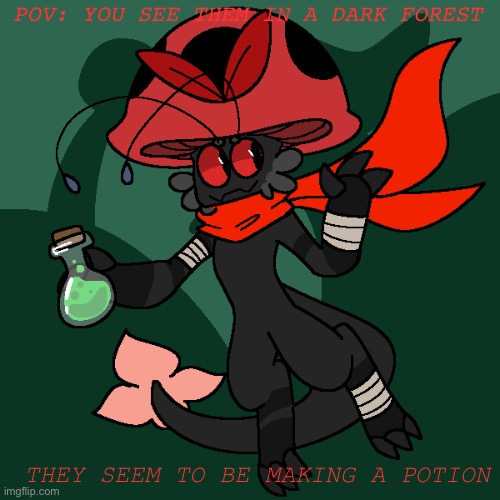 Any type of rp. Power ocs are allowed | POV: YOU SEE THEM IN A DARK FOREST; THEY SEEM TO BE MAKING A POTION | image tagged in roleplaying | made w/ Imgflip meme maker