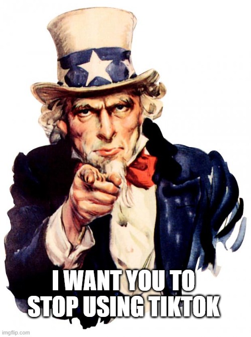 Our generation has suffered from Tiktok. | I WANT YOU TO STOP USING TIKTOK | image tagged in memes,uncle sam,tiktok | made w/ Imgflip meme maker