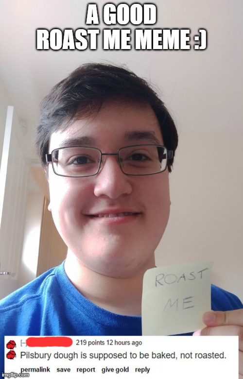 Here's one for y'all I found on Reddit. | A GOOD ROAST ME MEME :) | image tagged in roast me reddit,ouch | made w/ Imgflip meme maker